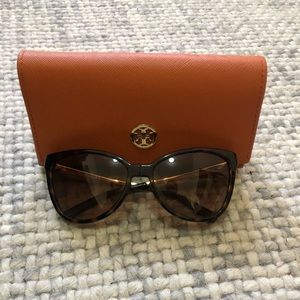 Fold up Tory Burch Sunglasses.